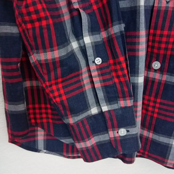 J. Crew Men's 100% Cotton Plaid Button Down Shirt - Picture 6 of 14